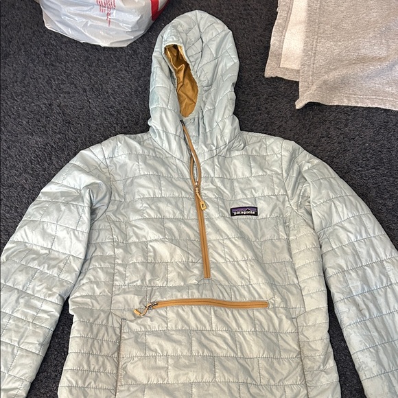 Patagonia Jackets & Blazers - Patagonia Light Blue nano puff  Pullover